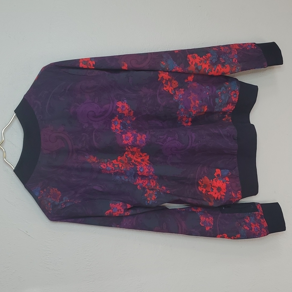 Fabletics Ithaca Jacket In Romantic Print Bomber … - image 2